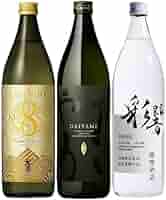 Amazon.co.jp: 香る芋焼酎セット 霧島No.8・だいやめ・彩響 25度